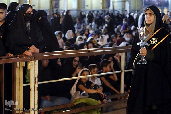 آئین شام غریبان امام رضا(ع) در حرم مطهر شاهچراغ(ع)