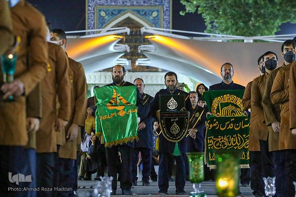 آئین شام غریبان امام رضا(ع) در حرم مطهر شاهچراغ(ع)