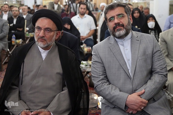  محمدمهدی اسماعیلی، وزیر فرهنگ و ارشاد اسلامی و حجت‌الاسلام والمسلمین مهدی خاموشی، رئیس سازمان اوقاف و امور خیریه