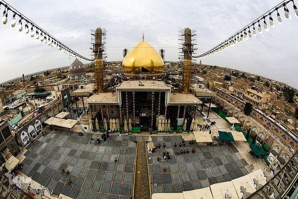 حرم مطهر و نورانی امام حسن عسگری (ع) در سامرا