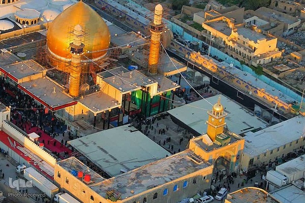 حرم مطهر و نورانی امام حسن عسگری (ع) در سامرا