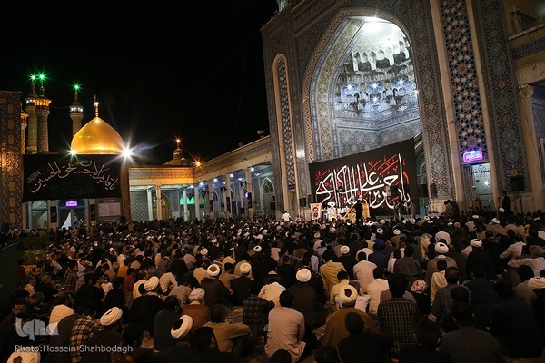 وداع با پیکر طلبه شهید مدافع امنیت مهدی زاهدلویی