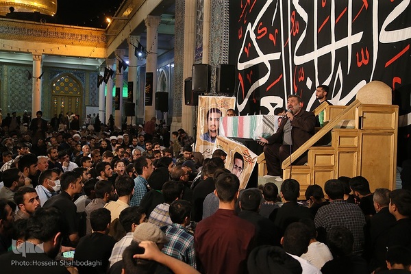 وداع با پیکر طلبه شهید مدافع امنیت مهدی زاهدلویی