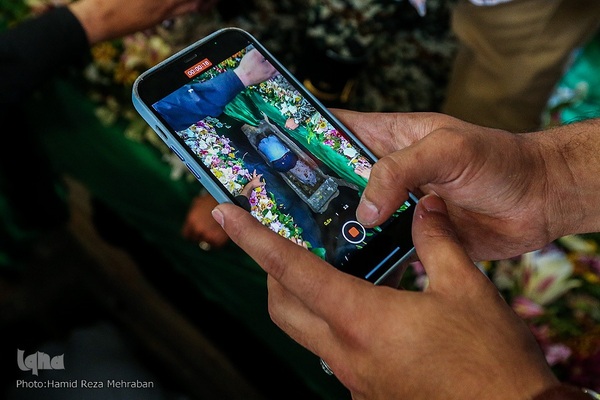 تشیع و تدفین شهید گمنام هشت سال دفاع مقدس