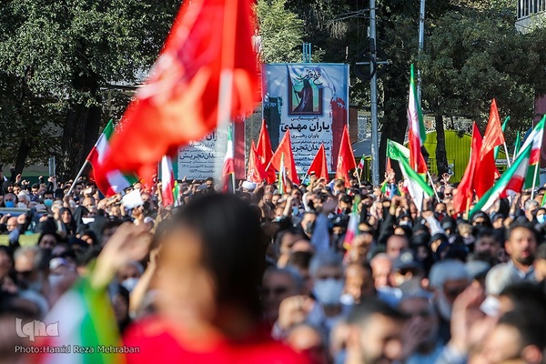 راهپیمایی مردمی یاران مهدی (عج) یاوران رهبری