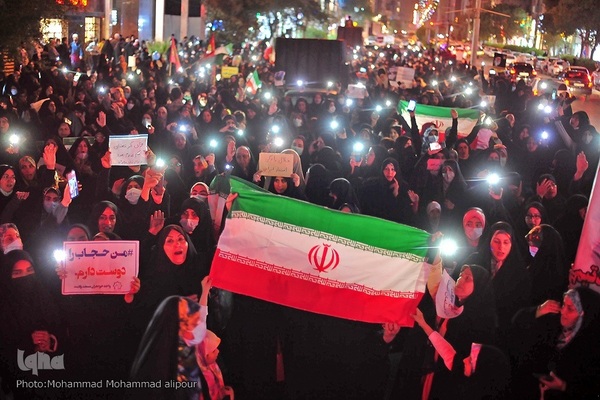 اجتماع بانوان فاطمی اهواز در حمایت از حجاب