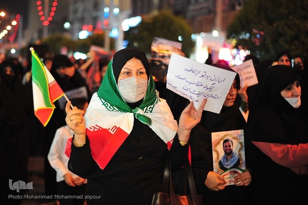 اجتماع بانوان فاطمی اهواز در حمایت از حجاب