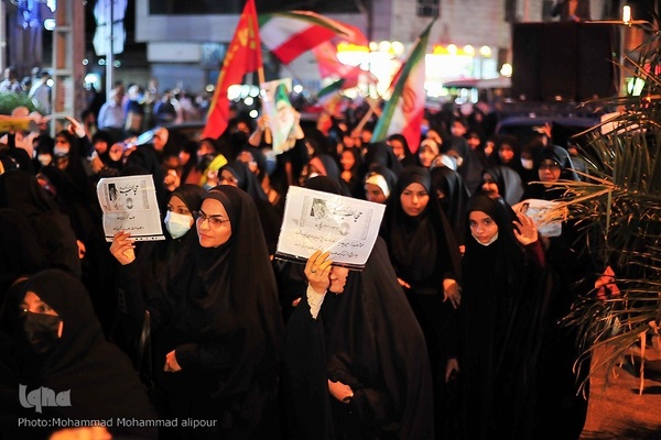 اجتماع بانوان فاطمی اهواز در حمایت از حجاب