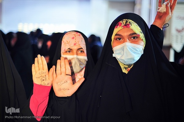 اجتماع بانوان فاطمی اهواز در حمایت از حجاب