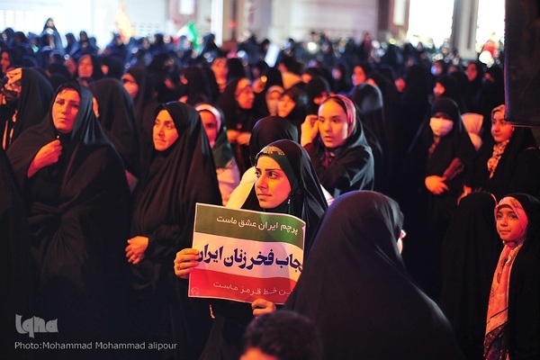 اجتماع بانوان فاطمی اهواز در حمایت از حجاب