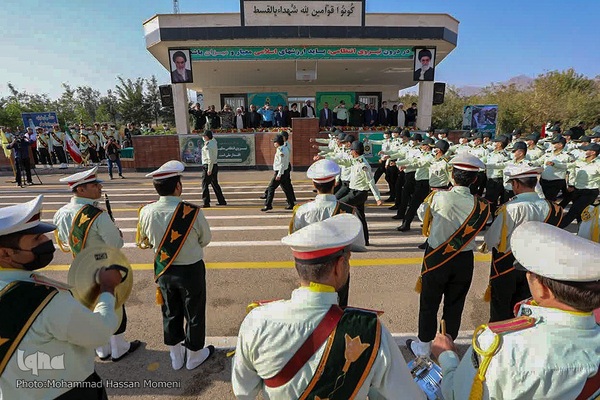 مراسم صبحگاه مشترک نیروهای نظامی و انتظامی استان همدان