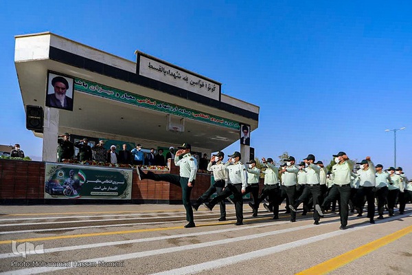 مراسم صبحگاه مشترک نیروهای نظامی و انتظامی استان همدان