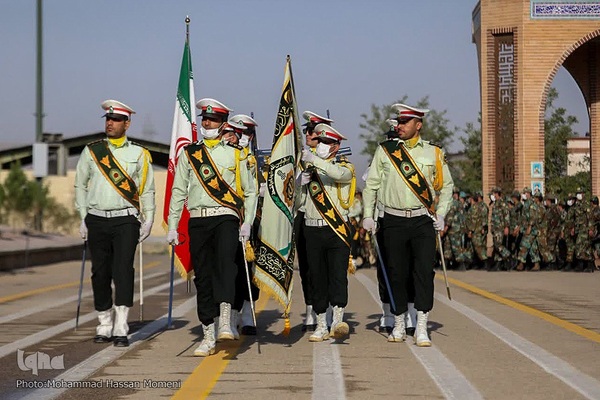 مراسم صبحگاه مشترک نیروهای نظامی و انتظامی استان همدان