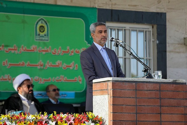 مراسم صبحگاه مشترک نیروهای نظامی و انتظامی استان همدان