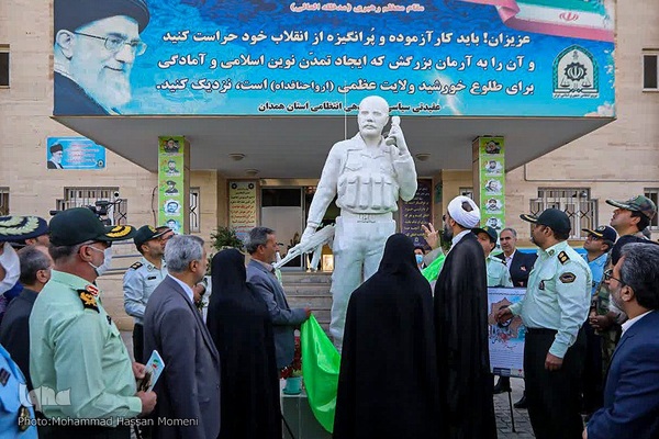 مراسم صبحگاه مشترک نیروهای نظامی و انتظامی استان همدان