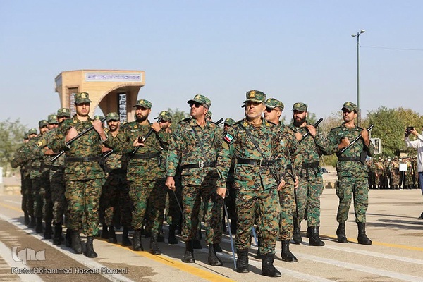 مراسم صبحگاه مشترک نیروهای نظامی و انتظامی استان همدان