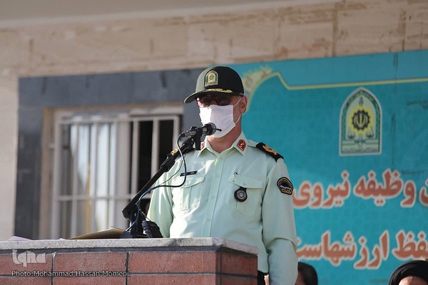 مراسم صبحگاه مشترک نیروهای نظامی و انتظامی استان همدان