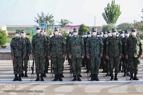 مراسم صبحگاه مشترک نیروهای نظامی و انتظامی استان همدان