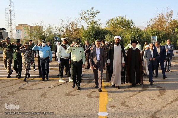 مراسم صبحگاه مشترک نیروهای نظامی و انتظامی استان همدان