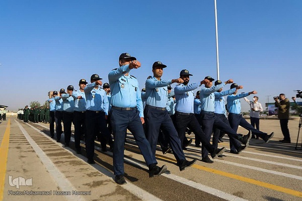 مراسم صبحگاه مشترک نیروهای نظامی و انتظامی استان همدان