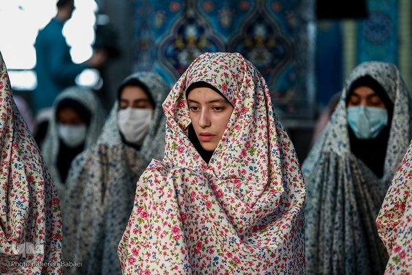 برگزاری نماز جماعت باشکوه دانش آموزی