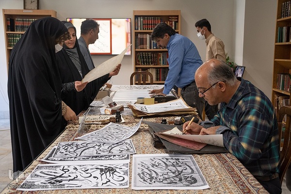 رویداد خوشنویسی سماع قلم در دانشگاه اصفهان