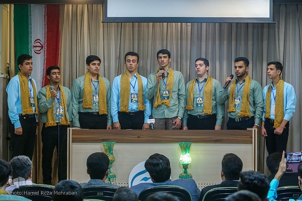 جلسه تلاوت قرآن مدرسه تلاوت سبیل‌الرشاد