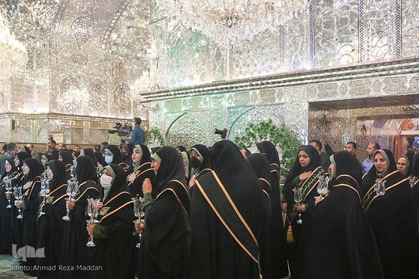 حضور معاون اول رئیس جمهور و وزیر کشور در حرم شاهچراغ