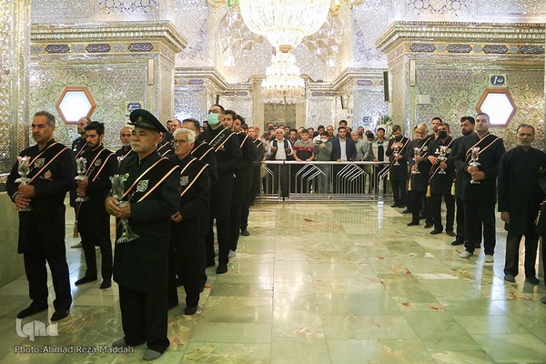 حضور معاون اول رئیس جمهور و وزیر کشور در حرم شاهچراغ