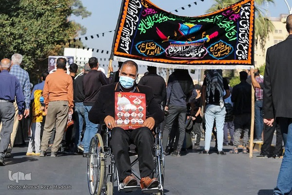 تشیع پیکر شهدای حادثه تروریستی شاهچراغ