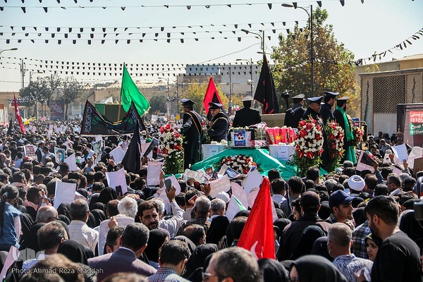 تشیع پیکر شهدای حادثه تروریستی حرم شاهچراغ(ع)-2