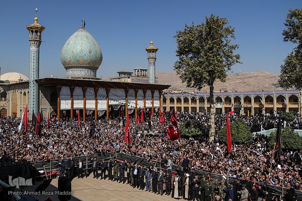 تشیع پیکر شهدای حادثه تروریستی حرم شاهچراغ(ع)-2