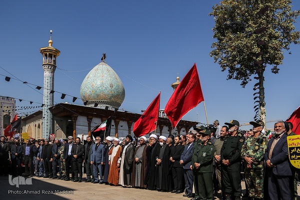 تشیع پیکر شهدای حادثه تروریستی حرم شاهچراغ(ع)-2