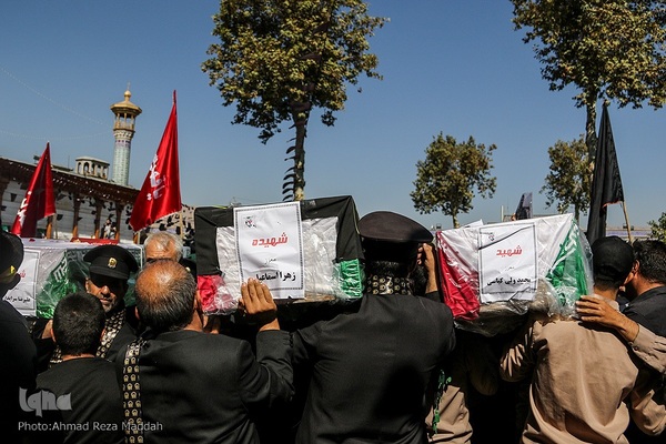 تشیع پیکر شهدای حادثه تروریستی حرم شاهچراغ(ع)-2