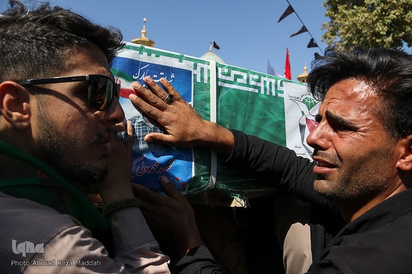 تشیع پیکر شهدای حادثه تروریستی حرم شاهچراغ(ع)-2