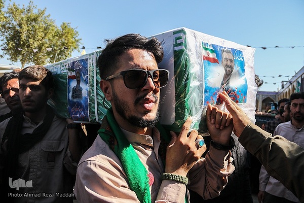 تشیع پیکر شهدای حادثه تروریستی حرم شاهچراغ(ع)-2