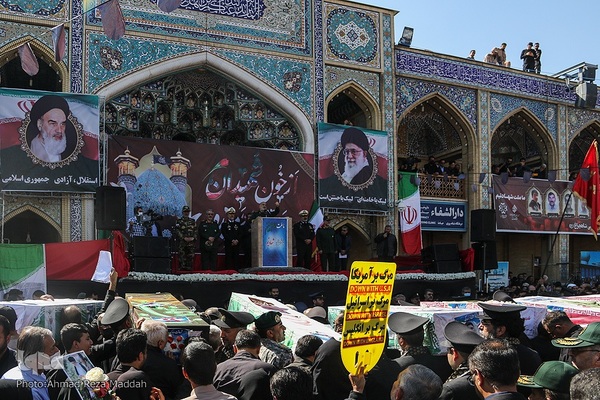 تشیع پیکر شهدای حادثه تروریستی حرم شاهچراغ(ع)-2