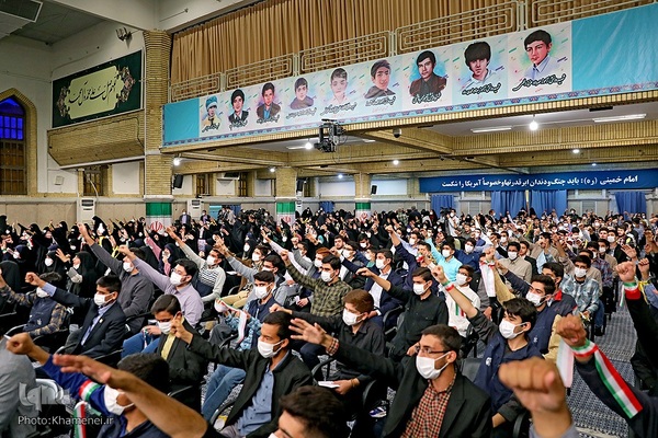 دیدار دانش‌آموزان سراسر کشور با رهبر انقلاب اسلامی