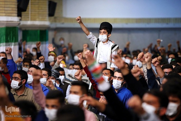 دیدار دانش‌آموزان سراسر کشور با رهبر انقلاب اسلامی