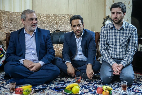 دیدار با خانواده شهید قرآنی محسن چینی فروشان