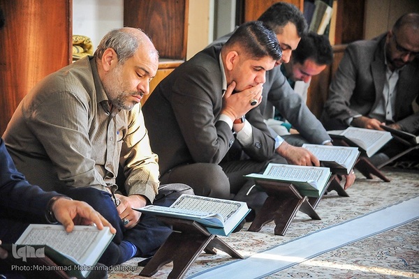 جلسه قرائت قرآن سازمان قضایی نیروهای مسلح خوزستان