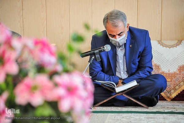 جلسه قرائت قرآن سازمان قضایی نیروهای مسلح خوزستان