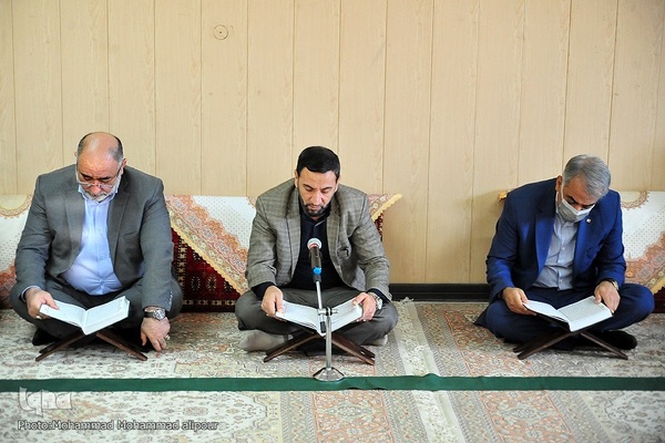 جلسه قرائت قرآن سازمان قضایی نیروهای مسلح خوزستان