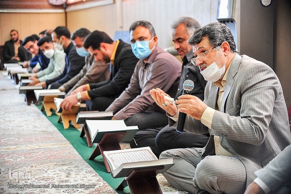 جلسه قرائت قرآن سازمان قضایی نیروهای مسلح خوزستان