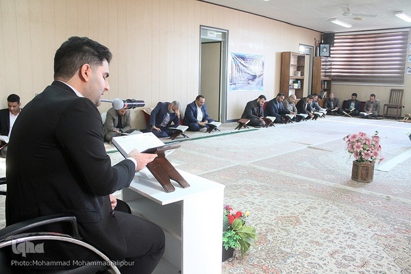 جلسه قرائت قرآن سازمان قضایی نیروهای مسلح خوزستان