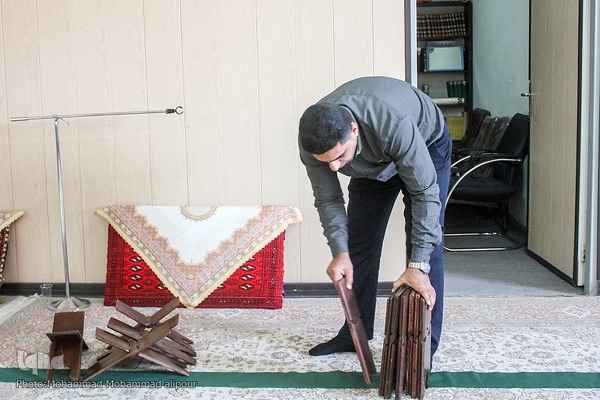 جلسه قرائت قرآن سازمان قضایی نیروهای مسلح خوزستان
