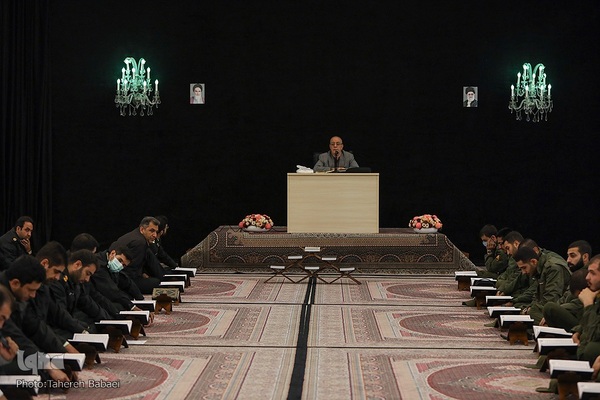جلسه قرآن استاد حبیب مهکام در ستاد فرماندهی انتظامی تهران بزرگ