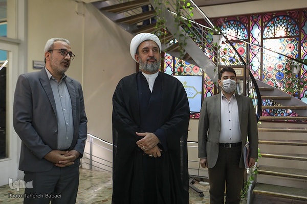 بازدید حجت‌الاسلام والمسلمین حاج ابوالقاسم دولابی از ایکنا 