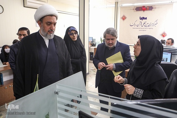 بازدید حجت‌الاسلام والمسلمین حاج ابوالقاسم دولابی از ایکنا 