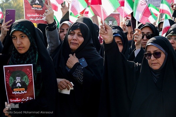 تشییع شهدای مدافع امنیت در دانشگاه فردوسی مشهد